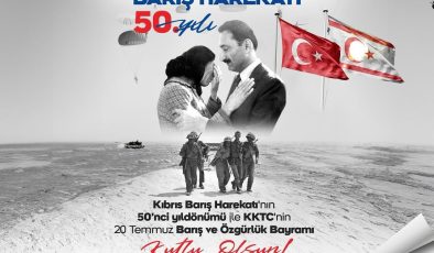 Hasan Baltacı Kıbrıs Harekatı’nın 50’yıl dönümünü kutladı