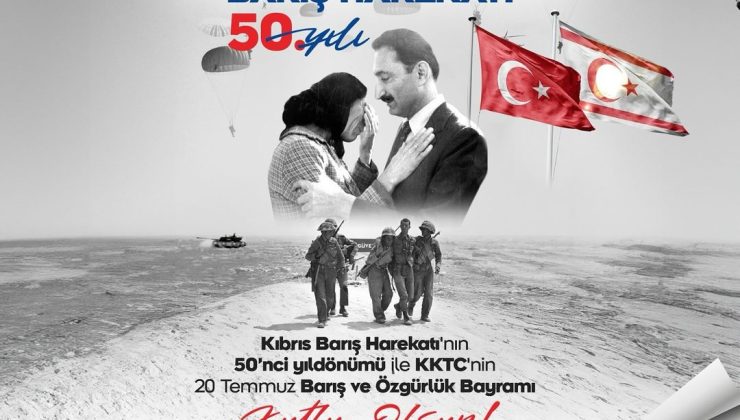 Hasan Baltacı Kıbrıs Harekatı’nın 50’yıl dönümünü kutladı