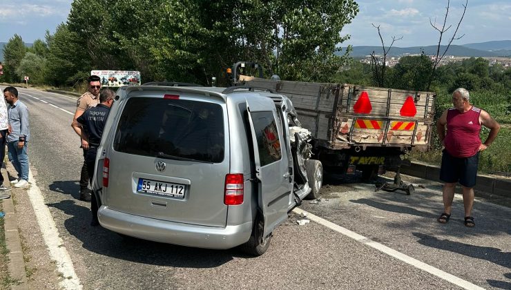 Taşköprü’de feci kaza 5 kişi yaralandı