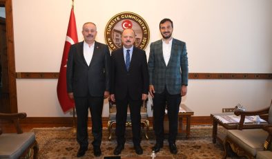 Bağcılar Belediye Başkanı Abdullah Özdemir Valiliği ziyaret’te bulundu