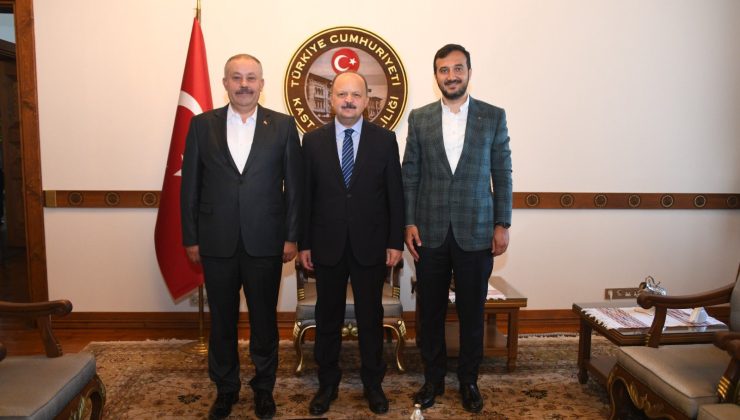 Bağcılar Belediye Başkanı Abdullah Özdemir Valiliği ziyaret’te bulundu