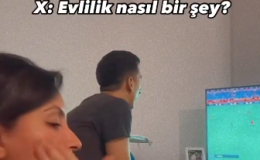 Bir Sosyal Medya kullanıcısı Evlilik Nasıl birşey adlı video çekti