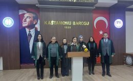 Kastamonu Barosu açıklama gerçekleştirdi