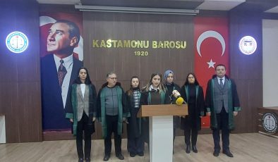 Kastamonu Barosu açıklama gerçekleştirdi