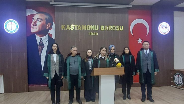 Kastamonu Barosu açıklama gerçekleştirdi