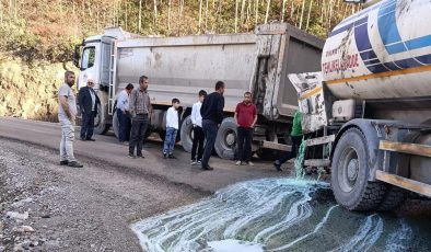 Küre’de kaza meydana geldi