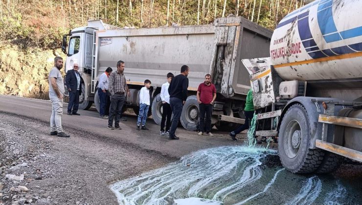 Küre’de kaza meydana geldi