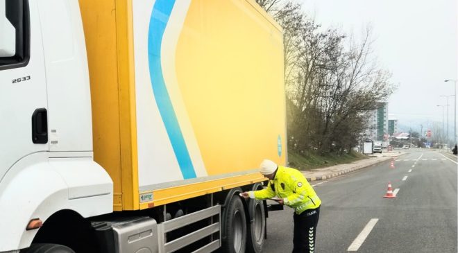 Kastamonu Emniyet Müdürlüğüne bağlı ekipler, bizler için denetimdeydi