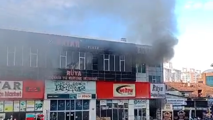 Tadilat sırasında yangın çıktı