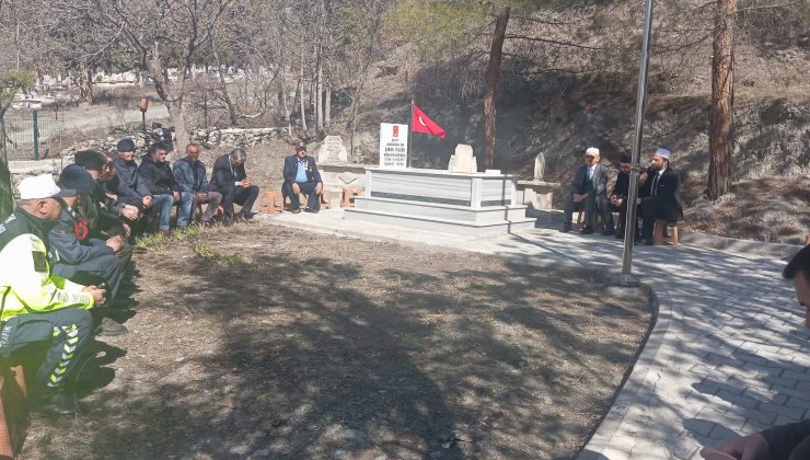 Tosya’lı şehit Şaban Yelken jandarma ekiplerince mezarı başında ziyaret edildi