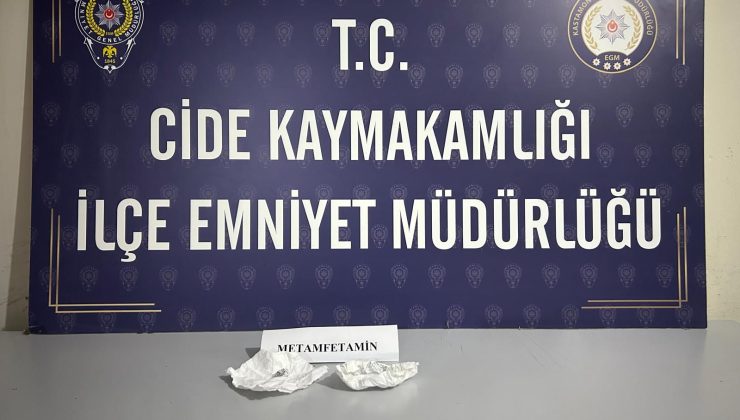 Kastamonu Cide de emniyet birimlerince uyuşturucu madde yakalandı