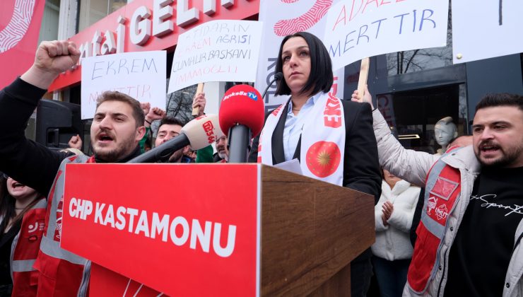 CHP Kastamonu İl Başkanlığı Ekrem İmamoğlu için verilen gözaltı kararı sonucu açıklama gerçekleştirdi