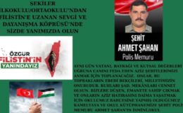 Sekiler İlkokulu ve Ortaokulundan Filistin’e Uzanan Sevgi ve Dayanışma Köprüsü