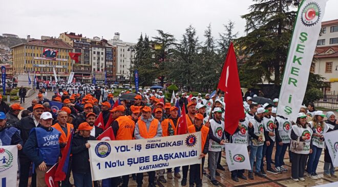 (Video Haber) Emekçi’nin günü 1 Mayıs Kastamonu’da Kutlandı