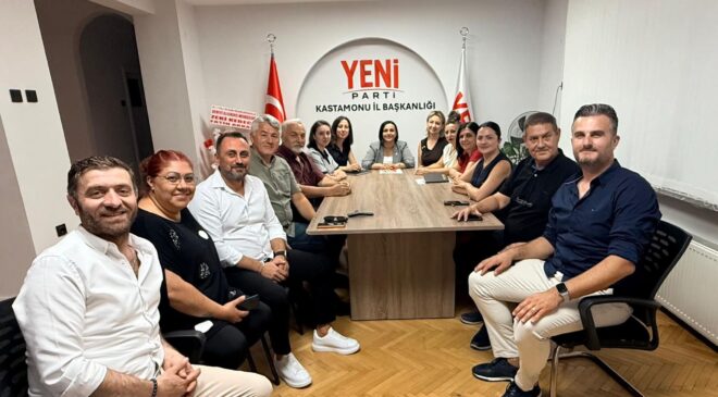 Kastamonu Yeni Parti İl Başkanlığı’nda Yönetim Kurulu Toplantısını Gerçekleştirdi
