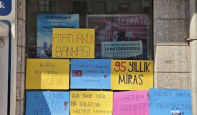İnebolu’da İş Bankası Şubesinin Kapatılmasına Tepki