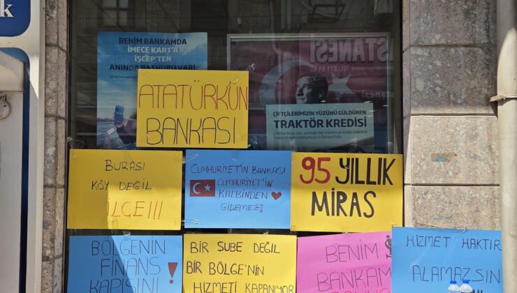 İnebolu’da İş Bankası Şubesinin Kapatılmasına Tepki