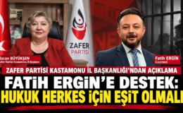 Büyükşen:”Kastamonu’nun Evladı Fatih Ergin Yanlız Değildir!”