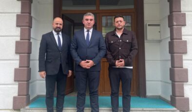 Yılmaz ve Sarsıkoğlu’ndan KAS-MİB Başkanı Şevket Bahçacıoğlu’na Ziyaret