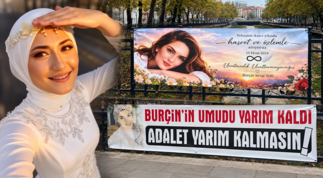 Burçin Sevgi Telli Unutulmadı: Kentte Afişler Asıldı
