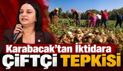 Karabacak’tan İktidara Çiftçi Tepkisi